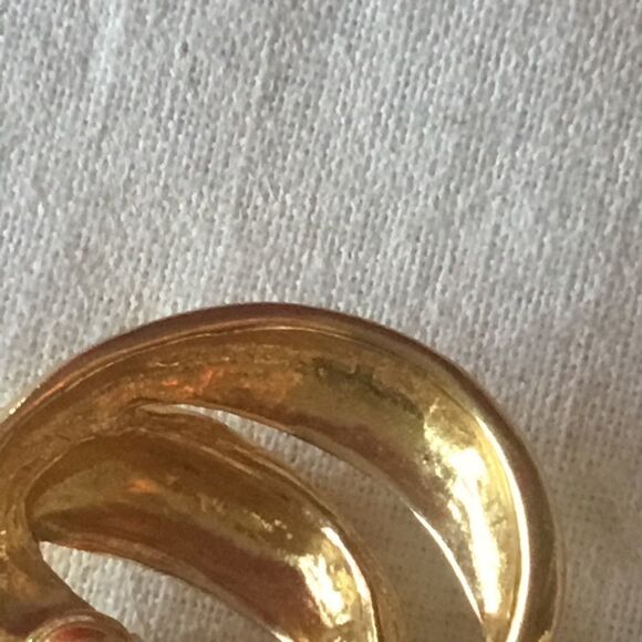 $12 ea or 3/$25. Goldtone Double Swirl Earrings - Picture 9 of 9